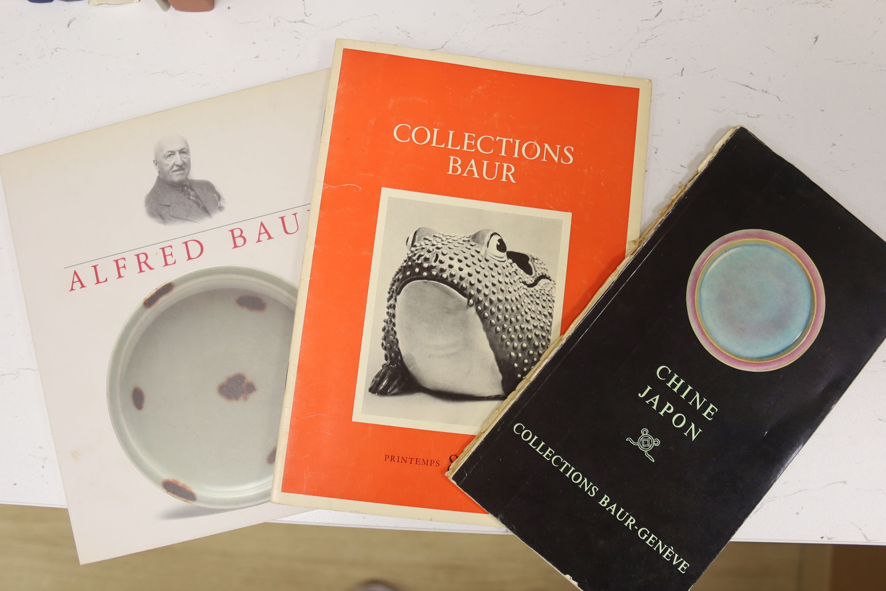 Reference books- Ayers, The Baur Collection, comprising Chinese Ceramics volumes I-IV, and 3 booklets